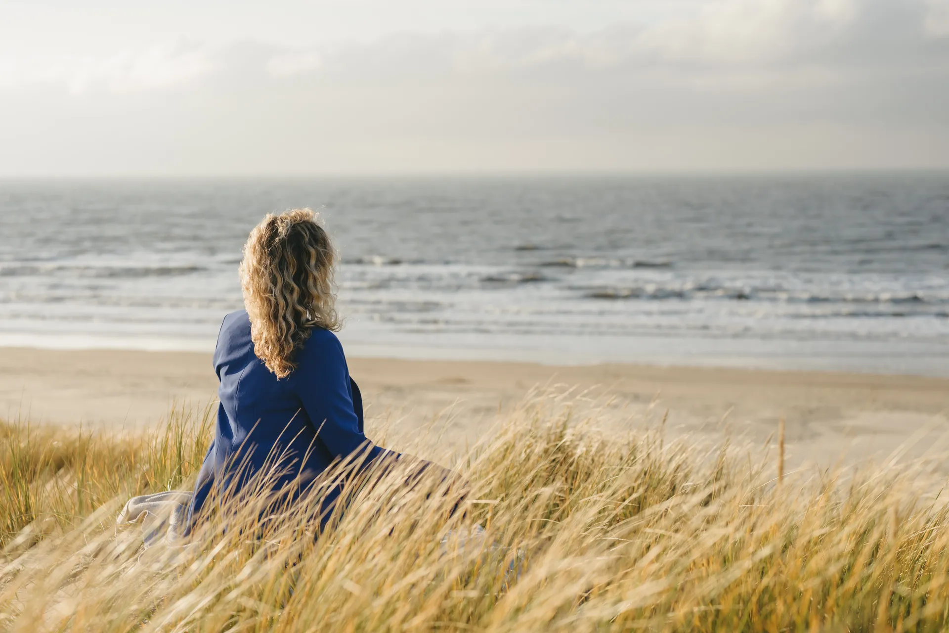 Laurine in de duinen